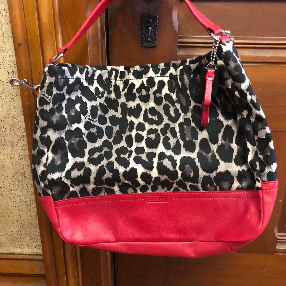 Leopard print,Coach bag